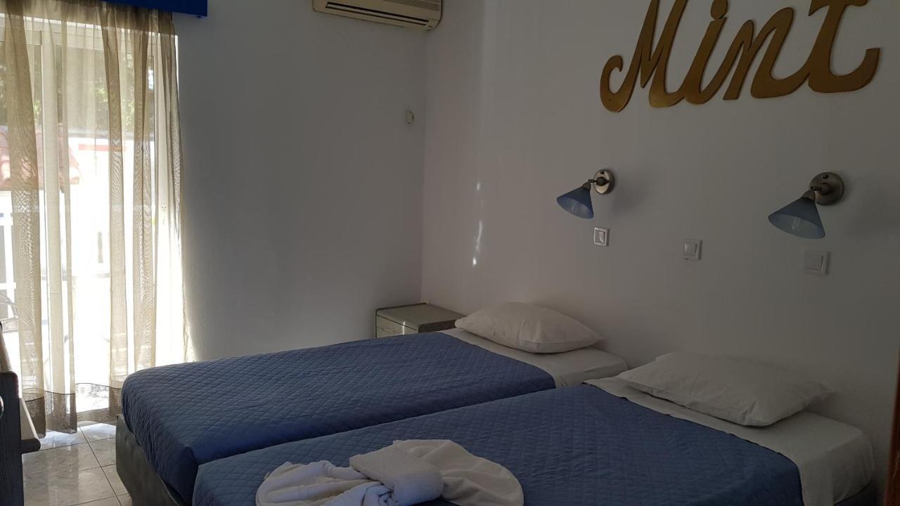 Aspro Spiti Hotel Apartments Tigaki Kültér fotó