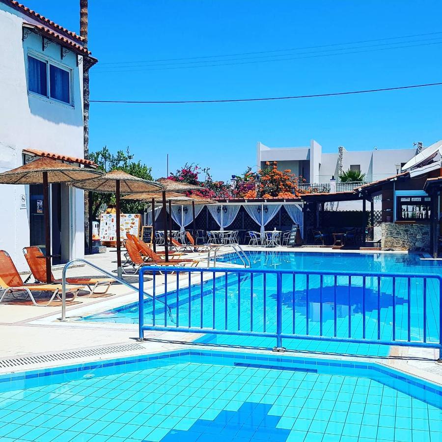 Aspro Spiti Hotel Apartments Tigaki Kültér fotó