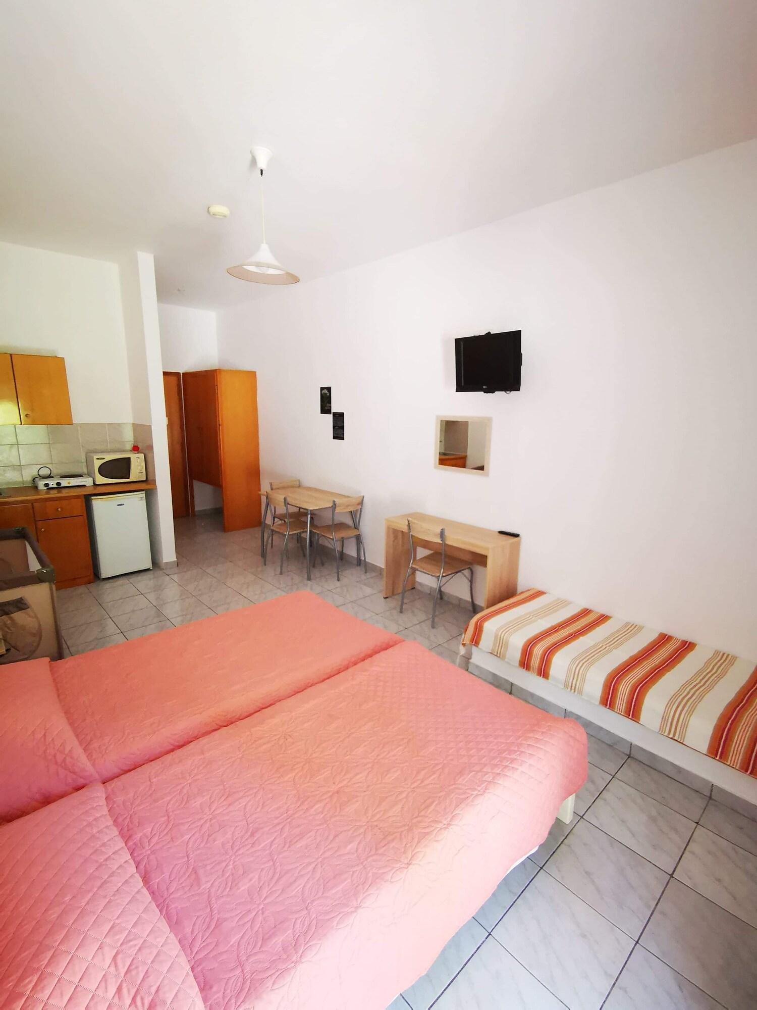 Aspro Spiti Hotel Apartments Tigaki Kültér fotó