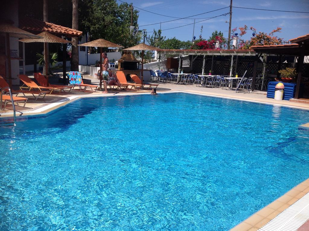 Aspro Spiti Hotel Apartments Tigaki Kültér fotó