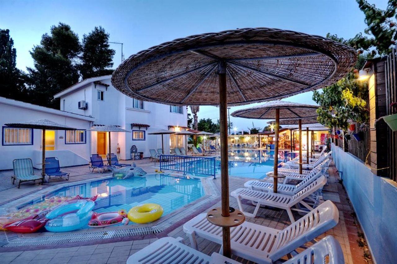 Aspro Spiti Hotel Apartments Tigaki Kültér fotó